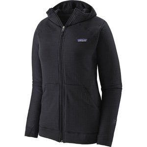 Patagonia R1 Women's Full Zip Hoodie Fleece Medium Black